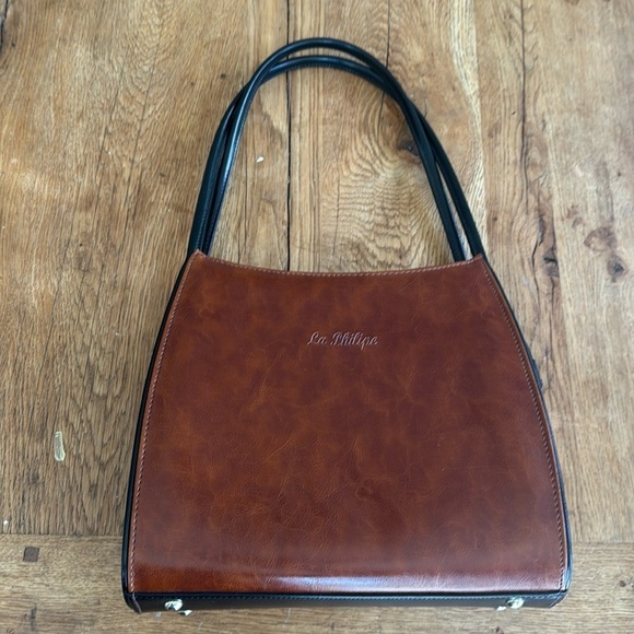 La Philipe Handbags - VTG La Philipe brown purse